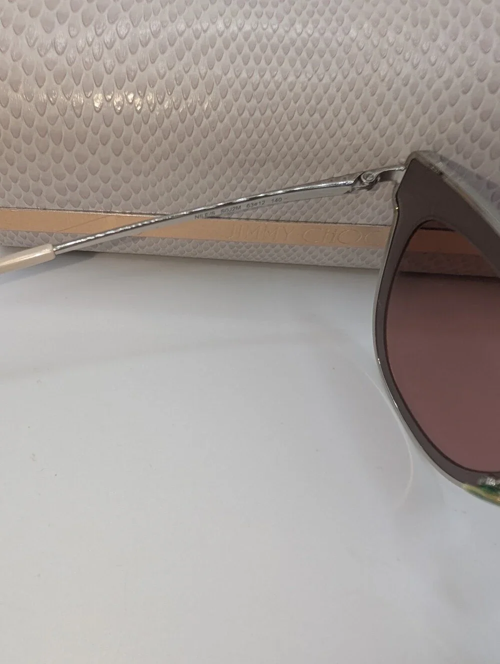 Jimmy Choo NILE/S Pink Lense Sunglasses